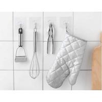 Yapışkanlı Askı Şık Şeffaf Tasarım Mutfak Banyo Ev İçin Kancalı Askı Seti 5 Adet